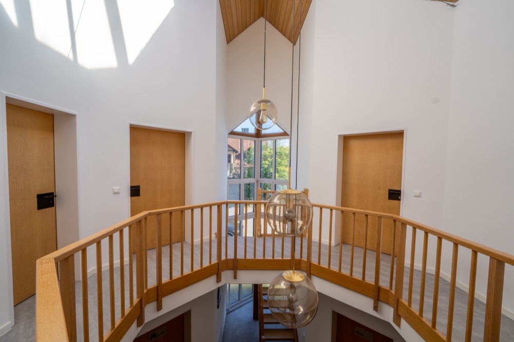 Galerieebene im Obergeschoss mit Oberlicht